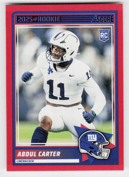 2025 Score #16 Abdul Carter Red