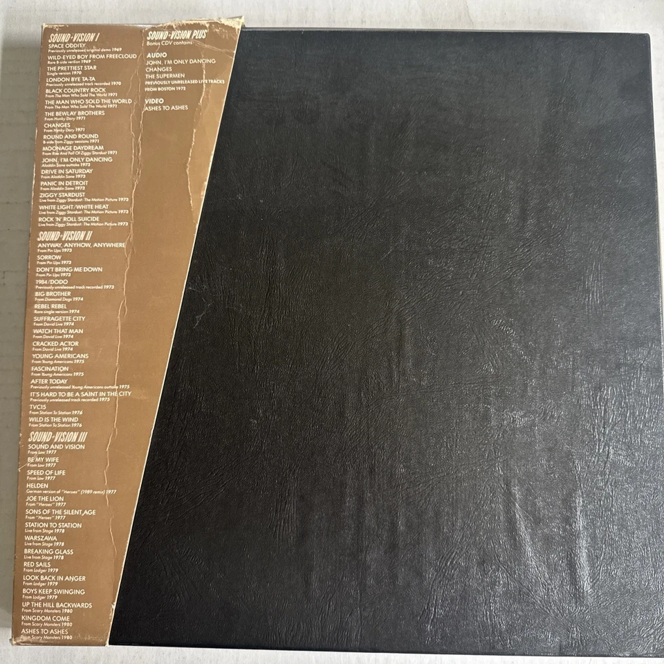 DAVID BOWIE Sound + Vision 4 CD Box Set RYKO Rykodisc OOP HTF MINT/MINT - image 2 of 2