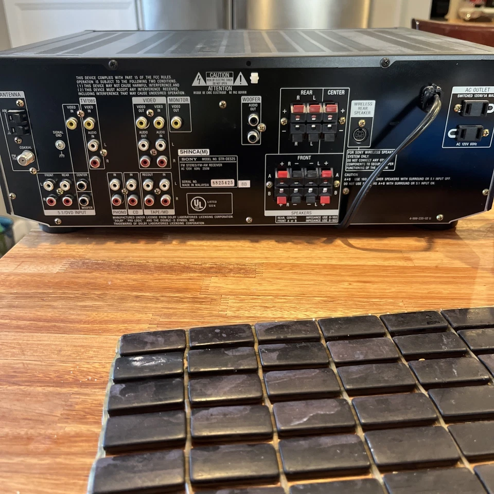 Sony STR-DE525 5.1 Home Theater Receiver Dolby Surround - Tested Working! - Image 2 of 4