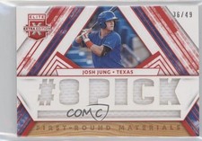 2019 Panini Elite Extra Edition First Round Materials Red 36/49 Josh Jung 17a5