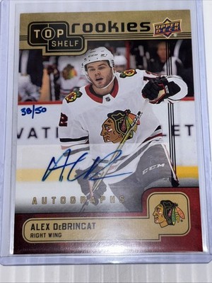 2018 UD National Convention Top Shelf Rookie Auto #TSA-AO Alex DeBrincat