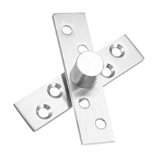 360 Degree Rotating Pivot Hinge 75x17mm Stainless Steel Door Hinges for Closet