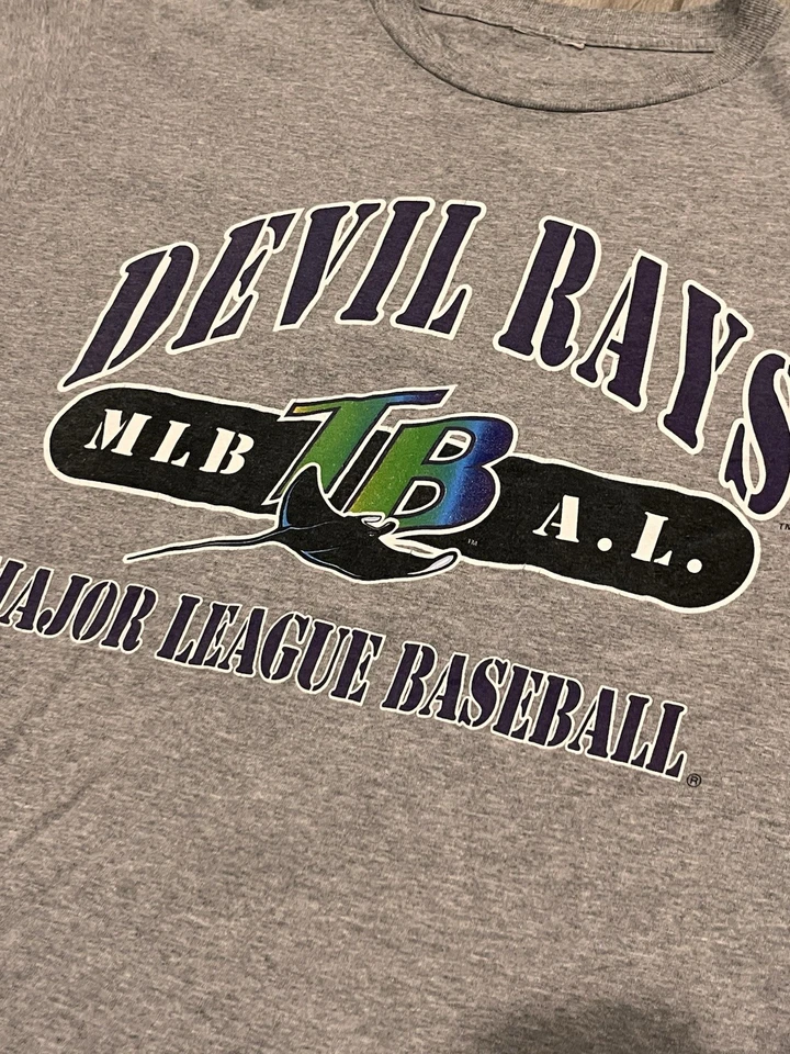 复古 90 年代坦帕湾魔鬼光 José Canseco 球衣衬衫男式大号美国职棒大联盟光线 — 第 4/4 张图片