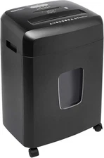 Amazon Basics Paper Shredder for Home and Office, New Model 15 Sheet, Black 