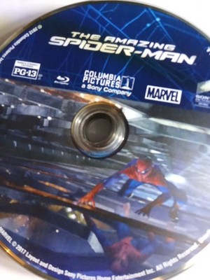 THE AMAZING SPIDER-MAN BLU RAY DISC ONLY USED TESTED FREESHIP NOTRACKING