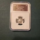1929  Mercury Dime 90% Silver, Great  Coin Graded by Coin Snap App