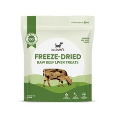 McLovin's Freeze Dried Dog Treats & Toppers, 100% Beef Liver 14oz, USA Made