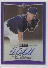 2016 Leaf Metal Draft Purple Prismatic 16/20 Cal Quantrill #BA-CQ1 Auto y8h