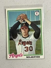 1978 Topps Baseball Nolan Ryan California Angels Card #400