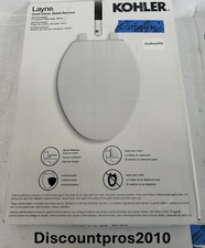 Kohler Layne Quiet-Close Elongated Toilet Seat   White K-R35819-A-0 