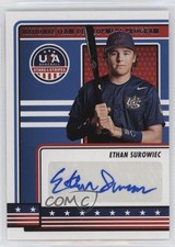 2023 Panini USA Baseball Stars & Stripes Ethan Surowiec (Blue Ink) Auto n5h