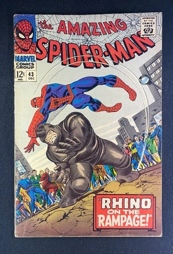 Amazing Spider-Man (1963) #43 VG (4.0) 1st Full Mary Jane; Origin Rhino