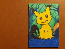 Mimikyu Pokemon Fantasy PSC Sketch Card by Mateo Hizon Full Art TCG