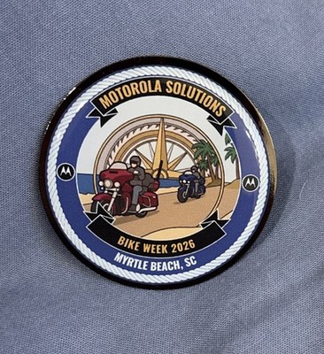 BIKE WEEK 2026 Myrtle Beach Motorola Solutions  Pin NEW Collectible