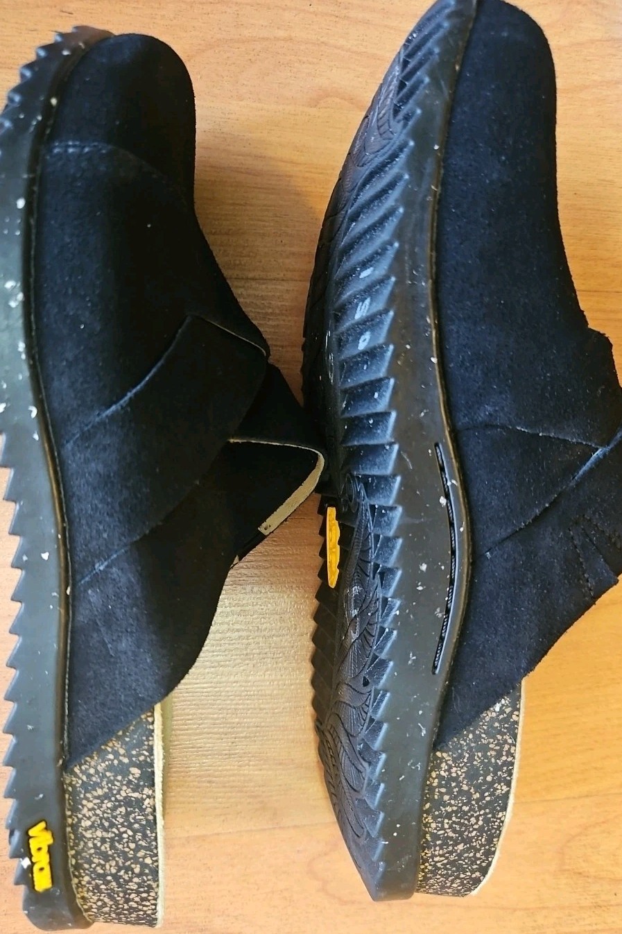 SAOLA Zoccoli donna Danilo Daniella scamosciati mules neri suola vibrante 37 US 6 5 7 DISPLAY