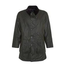 Barbour Border Waxed Jacket Archive Olive