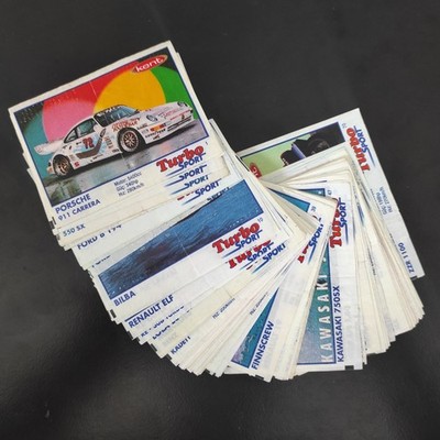 Kent Turbo Sport 1-70 70 Complete Piece Bubble Gum Inserts Bubble Gum Wrapper