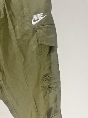 Nike Size M Men's NSW Woven Unlined Utility Cargo Pants Olive