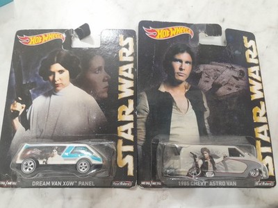 Star Wars Hot Wheels Dream Van XGW Panel & 1985 Chevy Astro Van