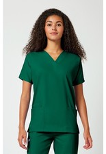 Cherokee Scrubs V Neck Scrub Top 4700 HUNTER GREEN by Cherokee Workwear