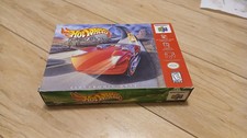 Nintendo 64 Hot Wheels Turobo Racing box and white cartridge holder only