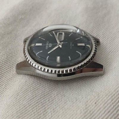 Seiko 5 Automatic Black Dial 6119-8030 Vintage Used Watch | eBay