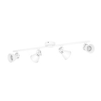 Led Deckenlampe Deckenstrahler Stahl In Weiss GU10 Fassung
