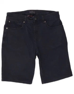 Jack Wills Womens Slim Fit Denim Shorts W30 Medium Navy Blue Cotton BO18 - Image 1 of 3