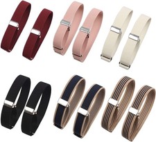 12Pcs/6Pairs Sleeve Garters for Women Men Anti-Slip Sleeve Holders Arm Garter...