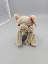 Ty Beanie Baby Retired 1999 "Scat" The Cat With Amber Jeweled Eyes
