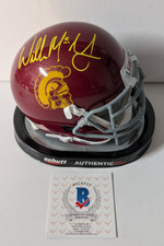 Signed Schutt Mini Helmet USC/New England Patriots Willie McGinest Beckett COA