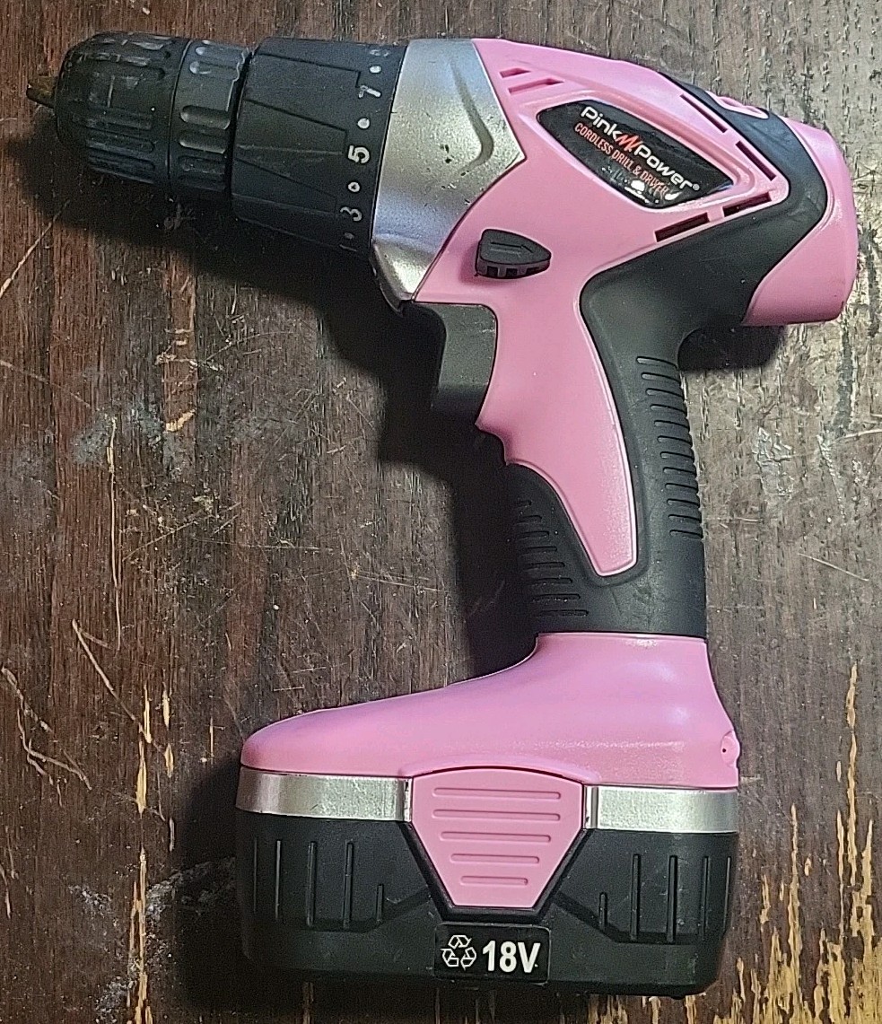 Pink Power High Performance 20V PP182 Tool W/Battery No Char
