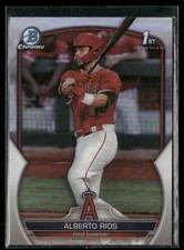 Alberto Rios Rookie 2023 Bowman Draft Chrome Refractors Los Angeles Angels