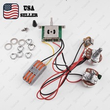 Guitar Prewired Harness Set - A/B500K Pots with 3-Way Switch for Telecaster