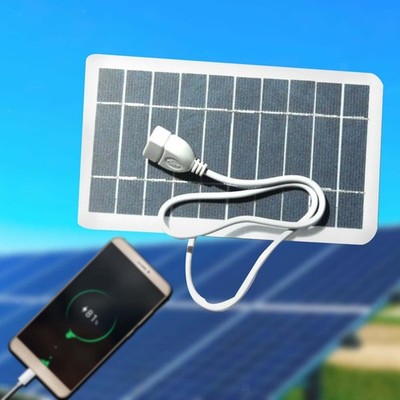 Solar Power Panel High Efficiency 5V/1A für Power Bank Handy Wandern