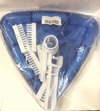 Swimming Pool Vacuum Head Clear View Transparent Triangle 1 1/4” Connection