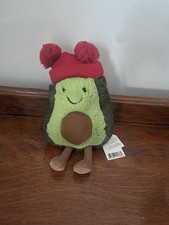 GENUINE JELLYCAT AMUSEABLE BOBBLE AVOCADO  - PLUSH SOFT TOY - RETIRED - NEW