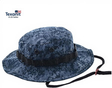 Tactical Boonie Hat Military Bucket Cap Camo Digital or Solid Wide Brim Sun Fish