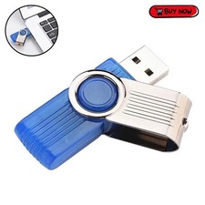 USB 2.0 Flash Drive 128GB Waterproof Pen Drive Memory Stick Swivel USB Storage