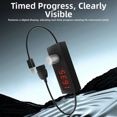 USB Powered 24hr Adjustable Timer Digital Display Countdown Power Off Switch