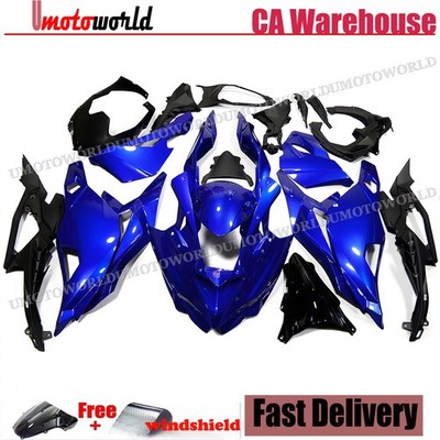 Glossy Blue Injection Fairing Kit For Kawasaki Ninja ZX4R ZX4RR 2023-2024 ZX-25R