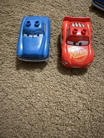 Lego Duplo Pixar Cars LIGHTNING McQUEEN Red & Doc Hudson Hornet Lot