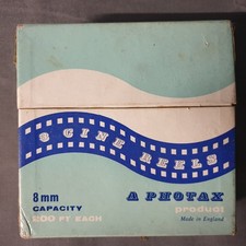 Photax: 3 x home made cine film reels