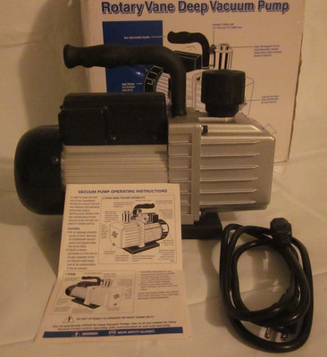 Mastercool 90062-A 3 CFM Vacuum Pump 1-Stage 110V Resin Degassing Chamber Tool