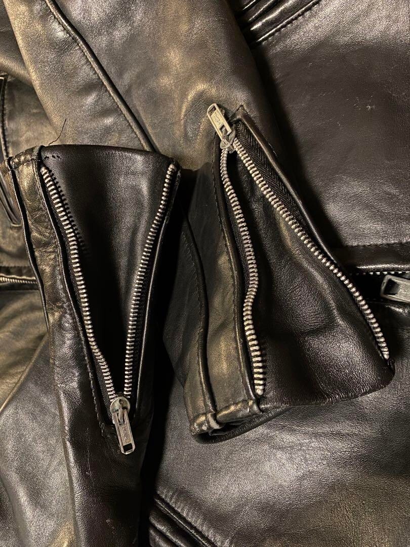 Schott 642 collar Single Riders Jacket Blouson Men Size 38