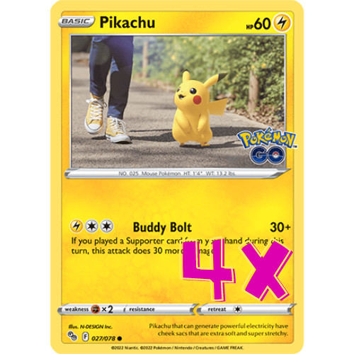 Pikachu 027/078 Pokémon GO for sale | eBay