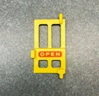 Vintage 1965 Fisher Price Little People School Bus Replacement Door Yellow Open