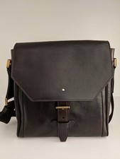 Montblanc 1926 Heritage Reporter Bag Dark Brown Nwot