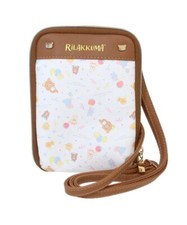 Rilakkuma Smartphone Wallet Shoulder Bag Brown San-X Japan Limited Original
