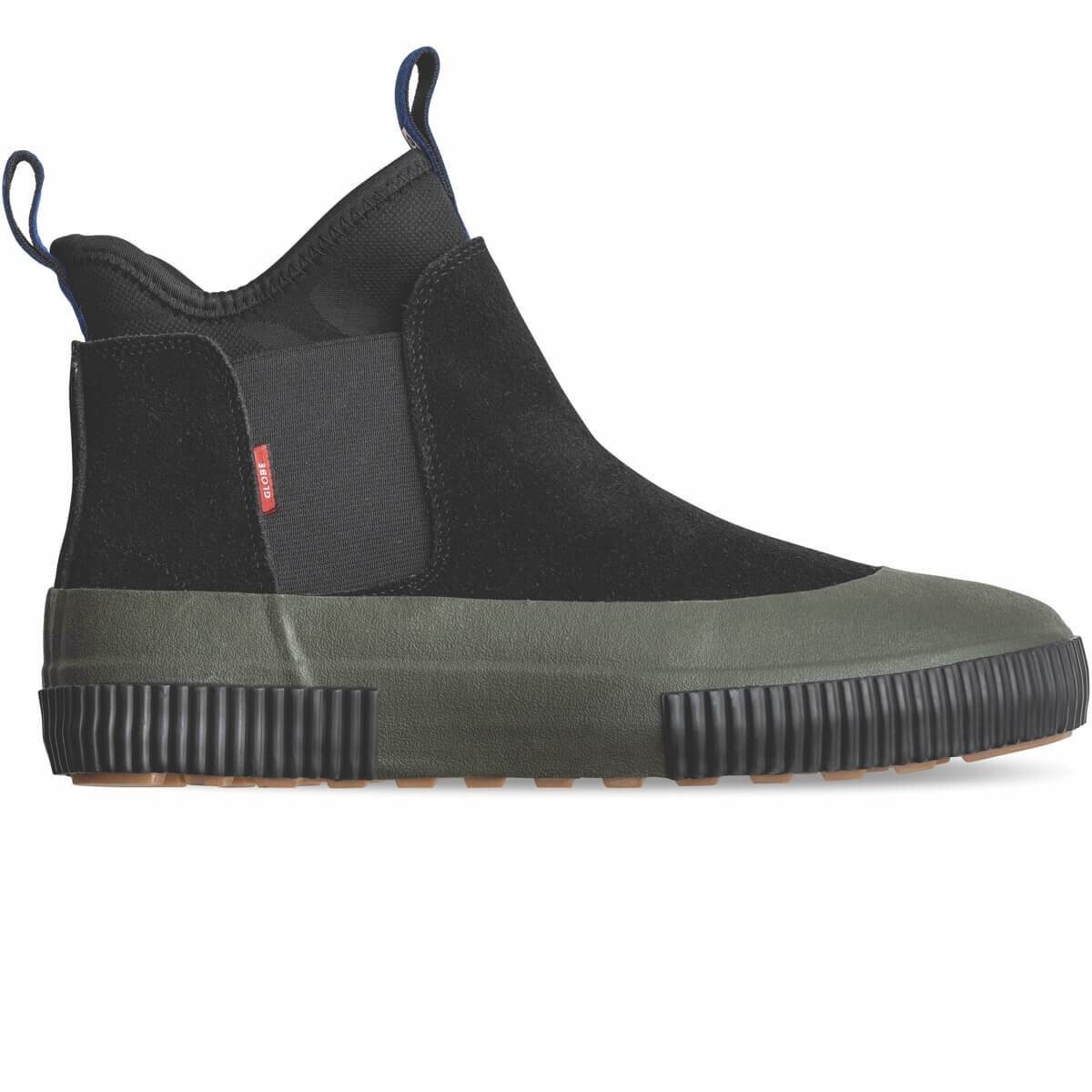 Globe Dover EXPLR Black Suede Ankle Skate Shoe Boot Black/Dusty